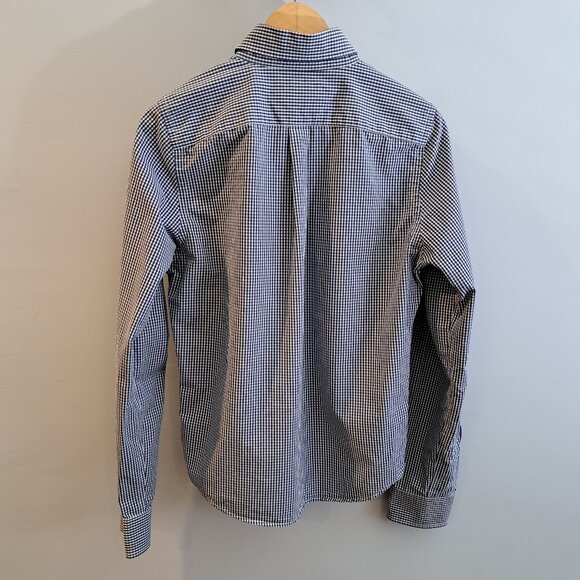 Abercrombie & Fitch Men's Small Long Sleeve Button Down Muscle Fit Plaid Shirt - Picture 3 of 15